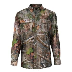 TrueTimber Kanati Tec-Lite Long-Sleeve Woven Camo Hunting Shirt Men's XL